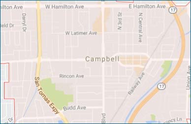 Campbell Location Map